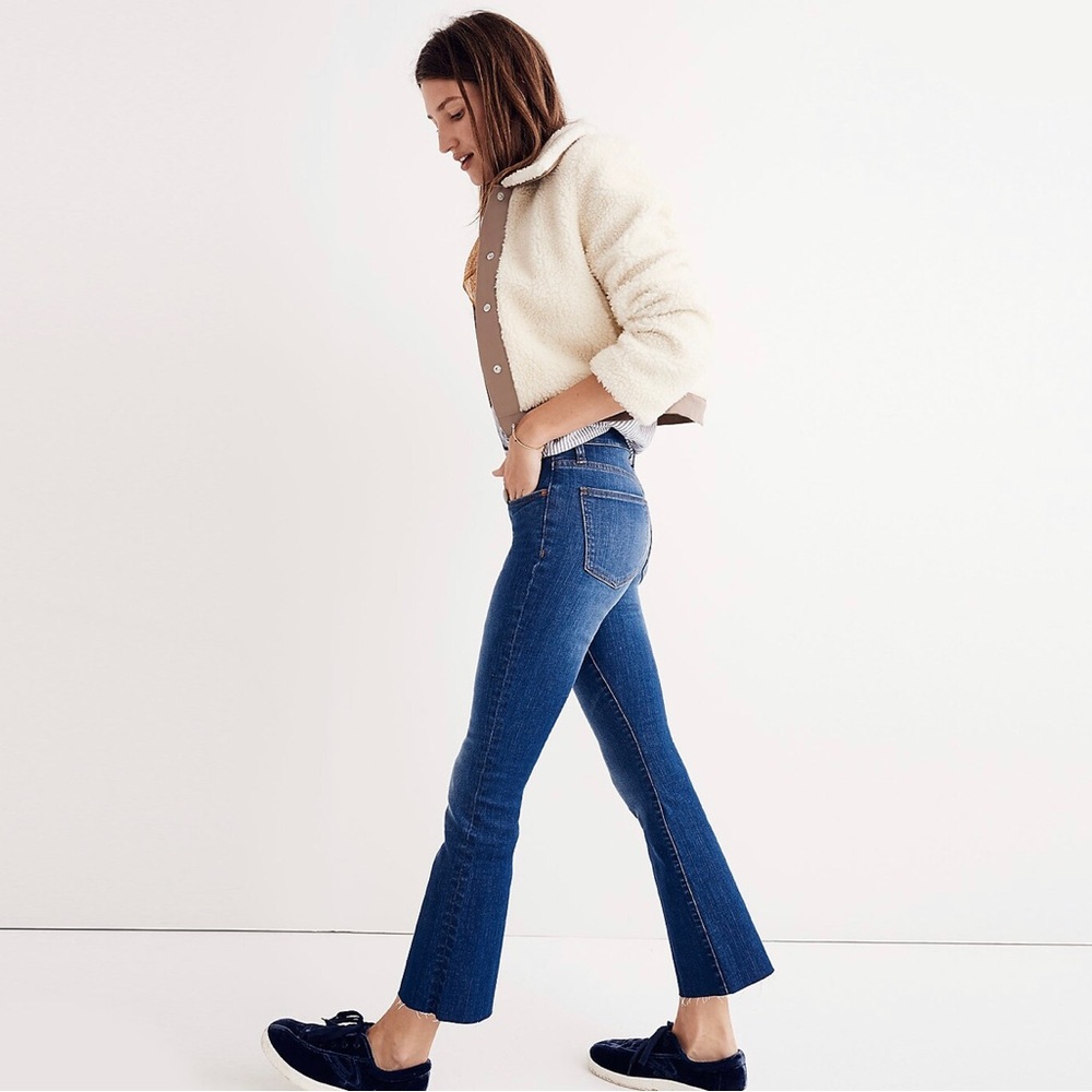 Madewell Cali Demi-Boot Jeans: Raw-Hem Edition